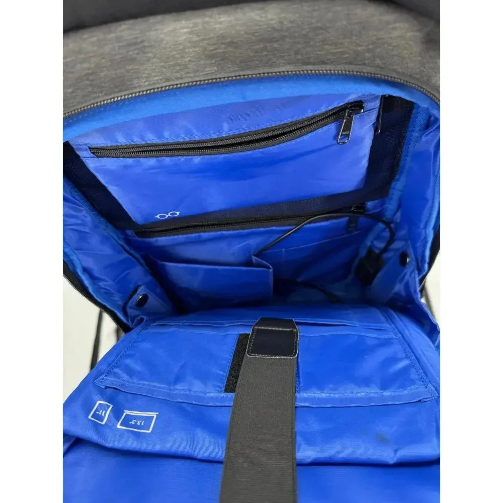 VGOAL Gray Laptop‎ Travel Backpack 13.3 Inch Water Resistant Carry On Work Bag
